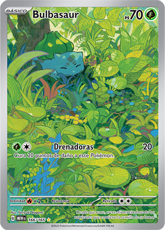 carta bulbasaur pokemon 151 - arte alternativo - comprar cartas pokemon